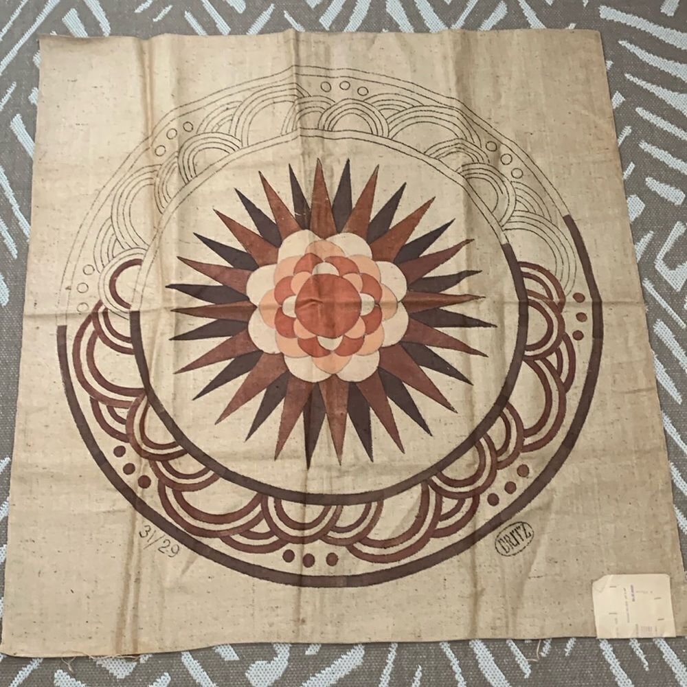 Vintage Dritz  Aurora 31/29‎ Circular Burlap Hooked Rug Pattern